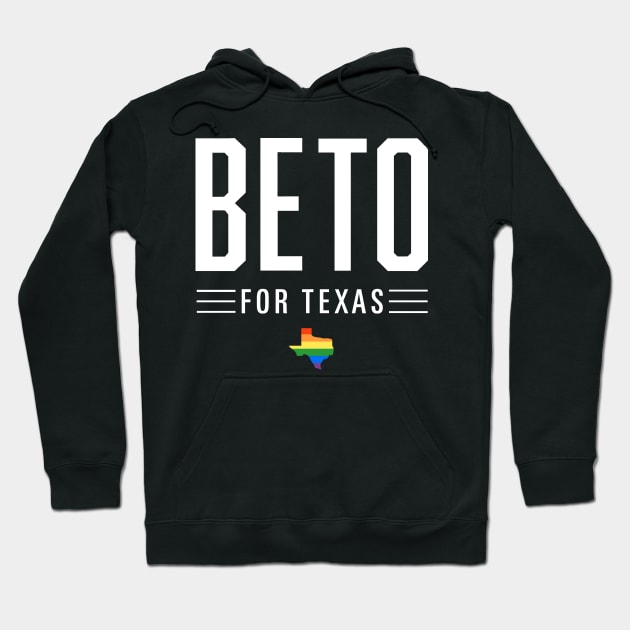 LGBTQ Beto O'Rourke For Texas 2024 | Beto Orourke 2022 Texas Governor | LGBT Gay Pride T-Shirt Hoodie by BlueWaveTshirts